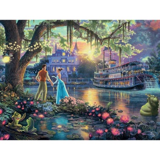 พร้อมส่ง จิ๊กซอว์ปริศนา Thomas Kinkade Disney Dreams Tangled สําหรับเด็ก และผู้ใหญ่ (1) 1000 ชิ้น 1000 ชิ้น