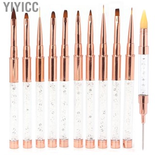 Yiyicc Nail Art Liner Brush  Painting Pattern Design for Salon Beginner Artist Home