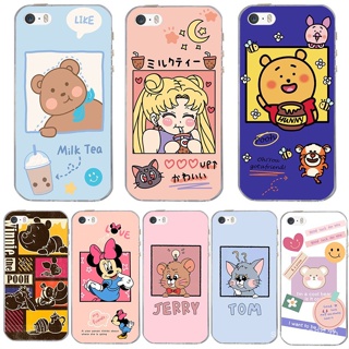 เคสซิลิโคน TPU นิ่ม แบบใส สําหรับ IPhone 4/4S 5/5S/se (2016) 6/6S se(2020)se(2022)