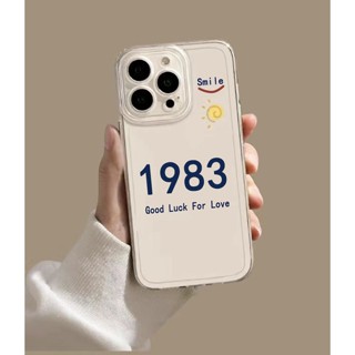 1983 1984 1985 เคสนิ่ม กันกระแทก ป้องกันกล้อง สําหรับ IPhone 14 13 12 11 Pro Max