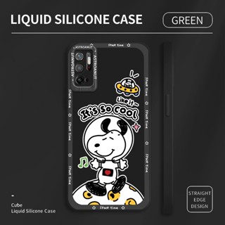 เคสโทรศัพท์มือถือซิลิโคน TPU แบบนิ่ม ลายการ์ตูน Snoopy กันกระแทก สําหรับ Redmi Note 10 11 Pro 5G 10S 11S