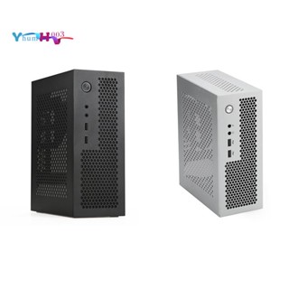 A09 HTPC เคสคอมพิวเตอร์ Mini ITX Gaming PC Chassis Desktop Chassis USB2.0 Computer Case Home Computer Case