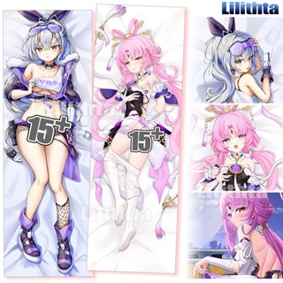 Dakimakura ปลอกหมอน ลายการ์ตูนอนิเมะ Honkai:Star Rail Silver Wolf and Fuxuan Honkai Star Rail Game ปลอกหมอนบอดี้ ปลอกหมอน ทําเอง