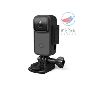 Mif) SJCAM C200 4K กล้องแอคชั่น WiFi ขนาดเล็ก พร้อมหน้าจอ IPS 1.28 นิ้ว 5M กันน้ํา กันสั่น 6 แกน รองรับการจดจําใบหน้า วิสัยทัศน์กลางคืน แบตเตอรี่ชาร์จได้ในตัว