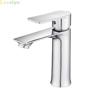 ⭐24H SHIPING ⭐Faucet Modern Silver Single Handle Sink Faucet Vanity Waterfall Brass Alloy