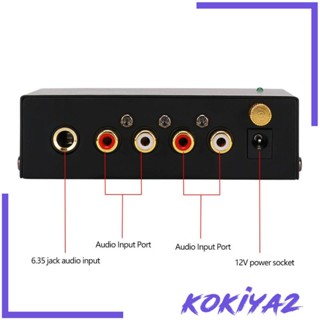 [Kokiya2] เครื่องเล่นแผ่นเสียงพรีแอมป์ RCA อินพุต RCA เอาท์พุต