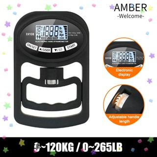 Amber เครื่องวัดความดันไฟฟ้าดิจิทัล หน้าจอ LCD 265 ปอนด์ USB สีดํา สําหรับบ้าน