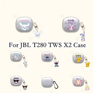 【imamura】เคสหูฟัง แบบนิ่ม ลายการ์ตูน สําหรับ JBL T280 TWS X2 JBL T280 TWS X2