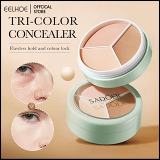 SADOER Repairing And Lifting Artistic Three-colour Concealer Repairing And Covering Foundation Cream -eelhoe