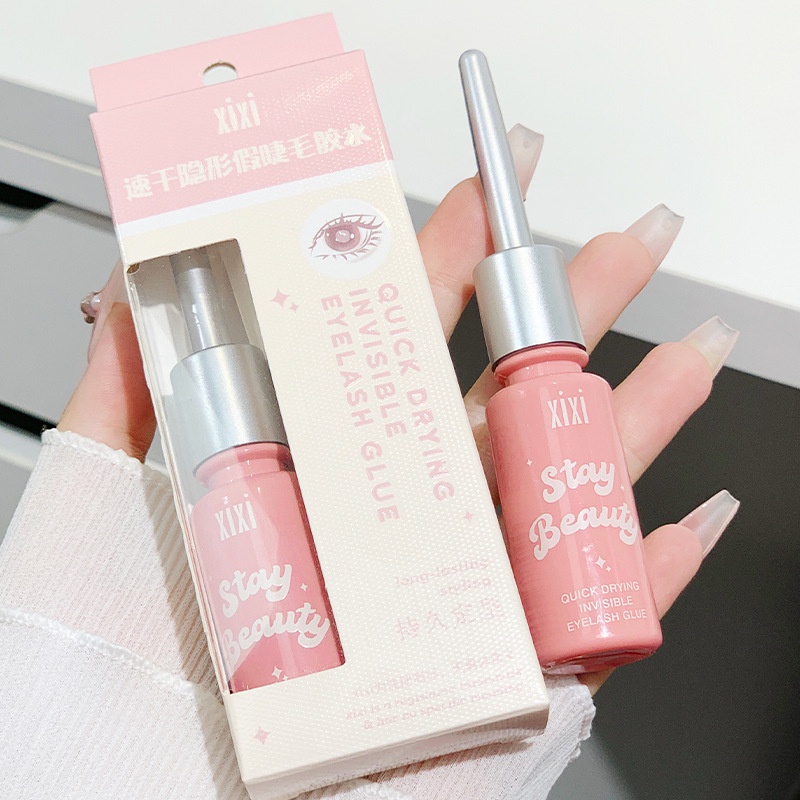 xixi กาวติดขนตาปลอม แบบแห้งเร็ว อ่อนโยน ไม่ระคายเคือง ใส เป็นธรรมชาติ เครื่องมือความงาม สําหรับมือใหม่