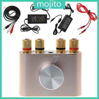 Mojito เครื่องขยายเสียงสเตอริโอดิจิทัล Hifi บลูทูธ 5 0 50W+50W สําหรับรถยนต์