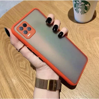 เคส Realme 8 4G เคสเรียลมี ขอบสีผิวด้าน เคสกันกระแทก เคสนิ่ม TPU Case
