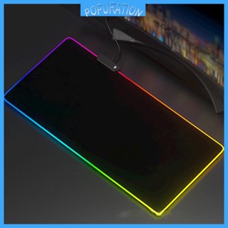 Pop แผ่นรองเมาส์ RGB ยาง กันน้ํา กันลื่น สําหรับคอมพิวเตอร์ XXL