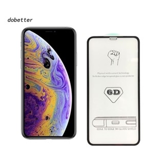 &lt;Dobetter&gt; ฟิล์มกระจกนิรภัยกันรอยหน้าจอ ทรงโค้ง 6D สําหรับ iPhone 11 Pro Max