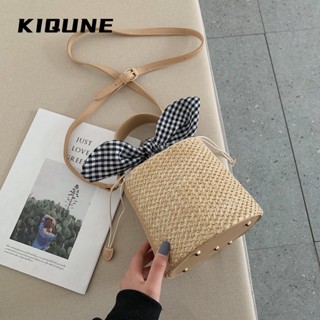 KIQUNE  กระเป๋าผู้หญิงสะพายข้าง กระเป๋าสะพาย ข้าง 2023 NEW   Trendy สไตล์เกาหลี Chic สวยงาม L91TS8J 37Z230910