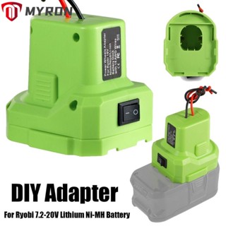 Myron อะแดปเตอร์แปลงแบตเตอรี่ลิเธียม Ni-MH สําหรับแบตเตอรี่ลิเธียม Ryobi 7.2-20V