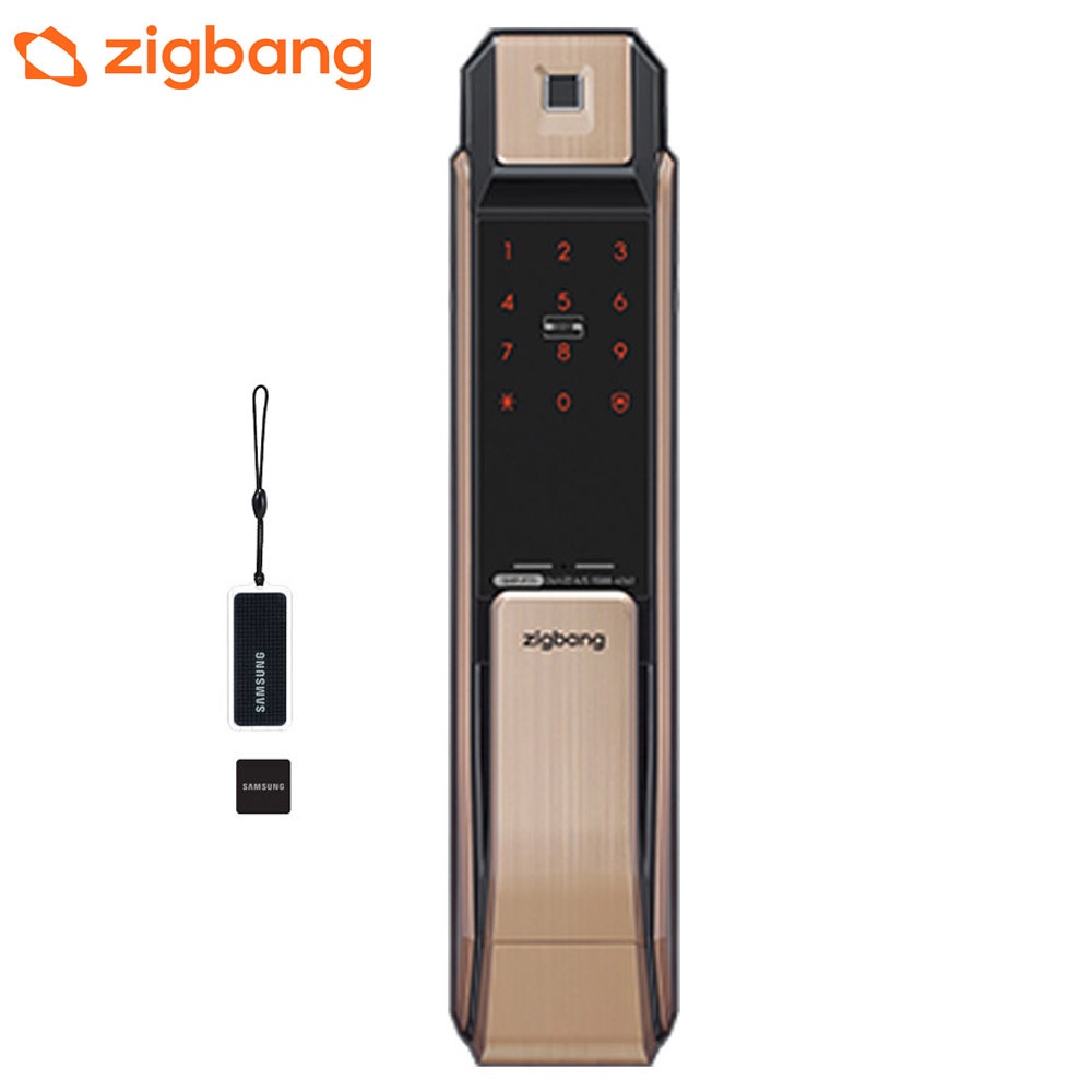 Zigbang Korea New SHP-P71 Smart Digital Door Lock Pull from Outside