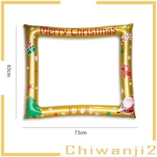 [Chiwanji2] กรอบรูป PVC แบบเป่าลม ขนาดใหญ่ สําหรับตกแต่งปาร์ตี้คริสต์มาส วันเกิด งานรื่นเริง