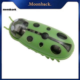 &lt;moonback&gt; ของเล่นหุ่นยนต์แมลงอิเล็กทรอนิกส์ รูปเต่าทองน่ารัก สําหรับสัตว์เลี้ยง แมว