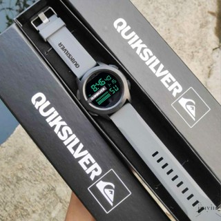 Quiksilver นาฬิกาข้อมือดิจิทัล Led กันน้ํา สําหรับผู้ชาย