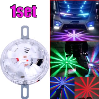 ไฟตัดหมอกเลเซอร์ LED ป้องกันด้านหลัง สีสันสดใส อุปกรณ์เสริม สําหรับรถยนต์ จํานวน 1 ชุด