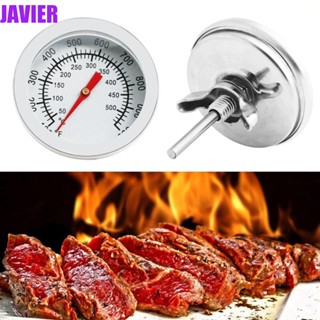 Javier เครื่องวัดอุณหภูมิสแตนเลส 50-500 องศาสําหรับเตาอบบาร์บีคิว