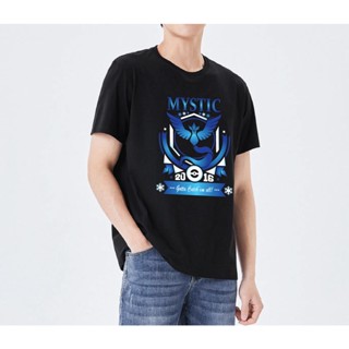 เสื้อยืดแขนสั้นPokemon Go Team Mystic Unisex Roundneck T shirt - KBY 0092_07S-5XL