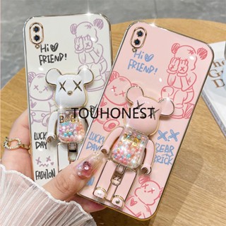 เคส Vivo Y91 เคส Vivo Y93 เคส Vivo Y95 เคส Vivo Y15S Case Vivo Y15A Case Vivo Y01 Case Vivo Y35 Case Vivo Y16 Case Vivo Y50 Y30 Y30i Case Vivo Y83 Y81 Case Shockproof Cartoon Anime Graffiti Kaws Bear Stand Cute Phone Casing Cover Case TB โทรศัพท์มือถือ