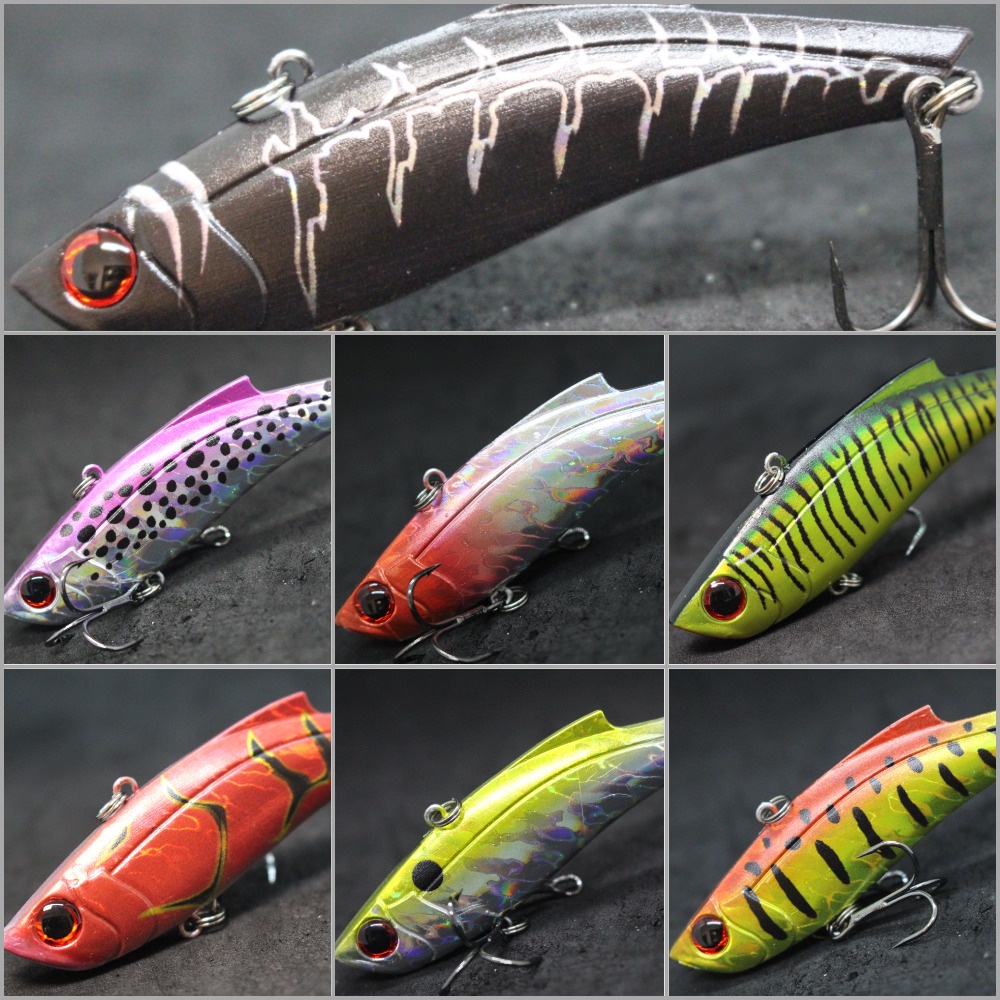 WLure Lipless Fishing Lure VIB 9 ซม. 25g ระยะไกล Casting Sinking Wiggle L676