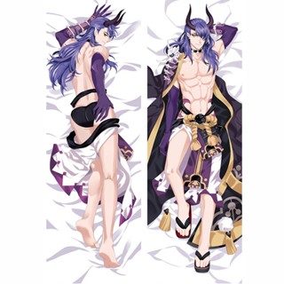 ปลอกหมอนอิง ลายการ์ตูนเกม Onmyoji Yasha Shutendouji Shiromujo Kuromujo Dakimakura ขนาด 50x150 ซม. สําหรับเตียงนอน