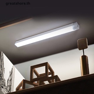 Greatshore โคมไฟกลางคืน LED ไร้สาย เซนเซอร์จับการเคลื่อนไหว ชาร์จ USB