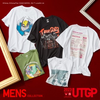 Uniqlo เสื้อยืดแขนสั้น พิมพ์ลาย UTGPMFA สําหรับผู้ชาย และผู้หญิง