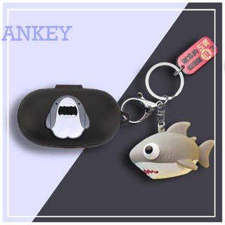 Anker SoundCore Sport X10 Case Protective Cute Cartoon Shark Cover Bluetooth Earphone Shell Accessories TWS Headphone Portable