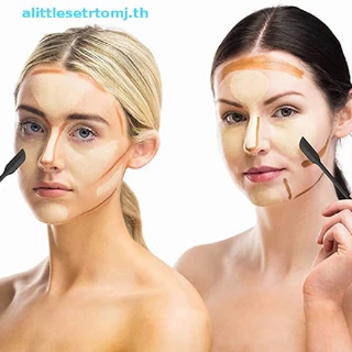 Alittlese 3 ชิ้นซิลิโคนยาว Scraper Double- Cosmetic Jam Deep Bottle Scraper TH