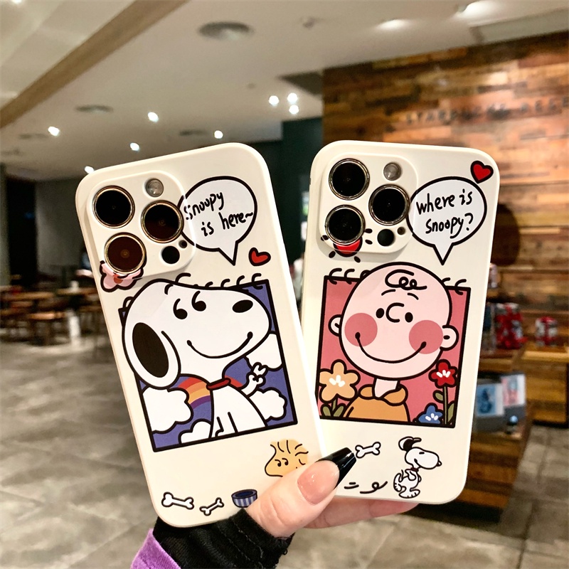 เคสโทรศัพท์มือถือแบบนิ่ม ลายสนูปปี้ ชาร์ลี D081A สําหรับ OPPO A78 5G A16K A1K A16E F5 F7 F9 F11 PRO 