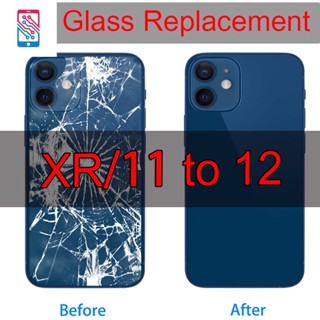 Oem ฝาครอบแบตเตอรี่ แบบเปลี่ยน พร้อมเทป 3 เมตร สําหรับ iPhone 11 XR Like 12