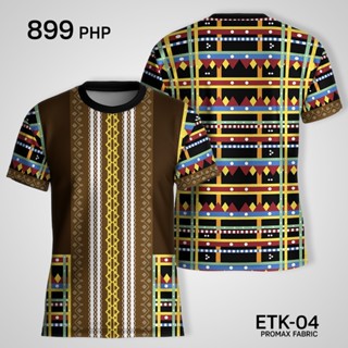 เสื้อยืดแขนสั้น พิมพ์ลาย Philippine Ethnic Tribal Inspired 3 มิติ แฟชั่นฤดูร้อน สําหรับผู้ชาย