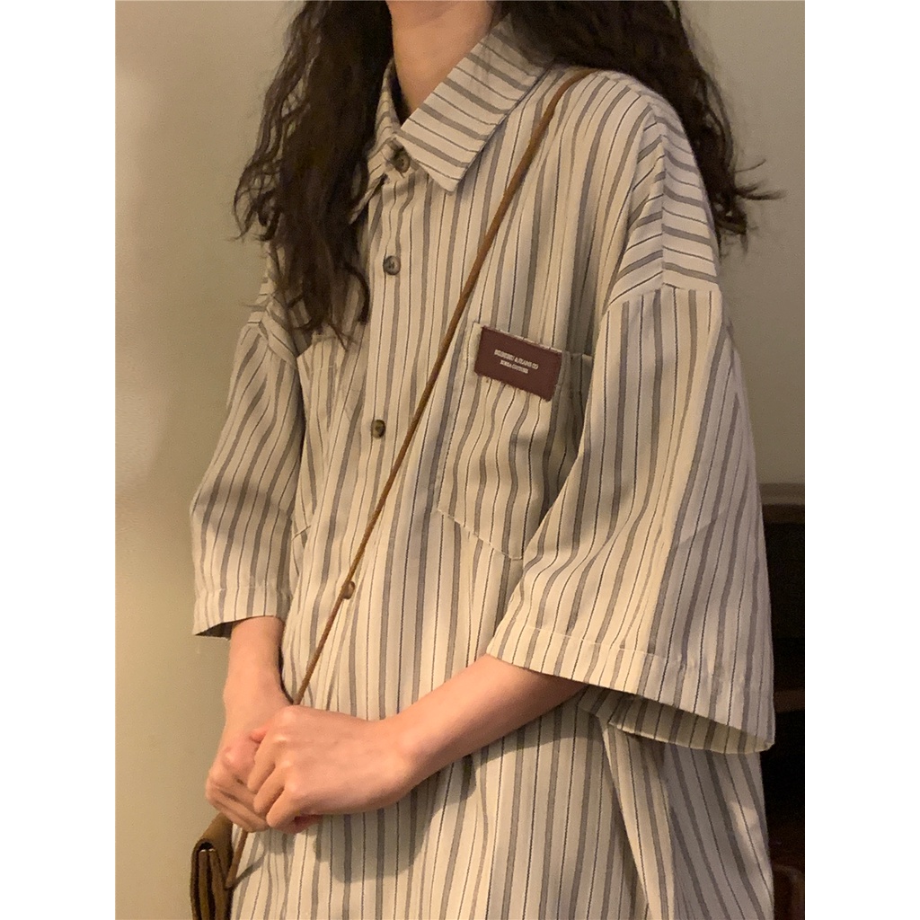 เสือเบลาสแขนสั นลายทางย อนยุคฤดูร อน