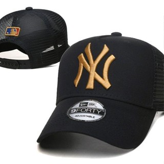 หมวกเบสบอล ผ้าตาข่าย ลาย New York Yankees N.Y MLB แฟชั่นสําหรับผู้ชาย และผู้หญิง