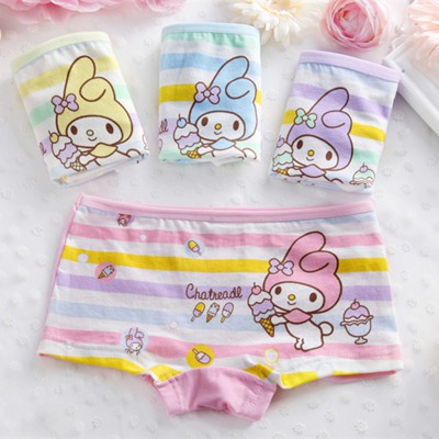 [12แบบ]กางเกงในเด็กผู้หญิง กางเกงในขาสั้น แพค 4 ตัว 2 -12ปี มีหลายแบบ พร้อมส่ง - รูปที่ 7