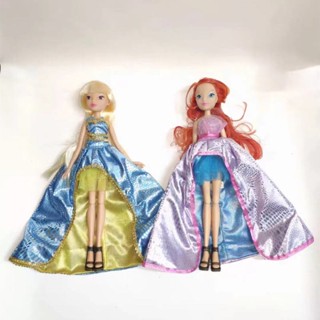 ตุ๊กตาอนิเมะ WINX สีรุ้ง ของสะสม สําหรับเก็บสะสม