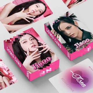 Blackpink Born Pink JISOO Solo โฟโต้การ์ด โลโม่การ์ด พิมพ์สองด้าน 30 ชิ้น / กล่อง