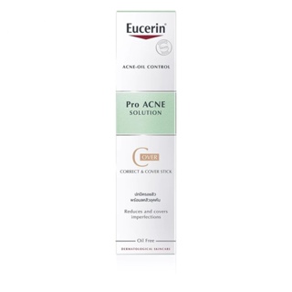 Eucerin ยูเซอริน โปร แอคเน่ โซลูชั่น คอร์เร็ค แอนด์ คัฟเวอร์ สติ๊ก 2 กรัม