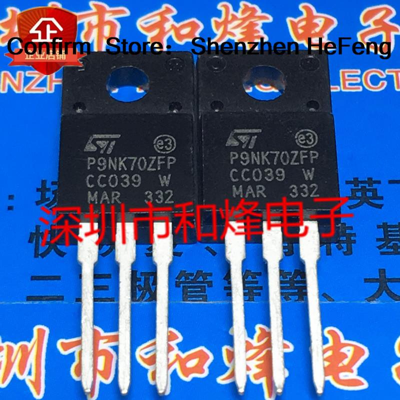 5PCS-10PCS STP9NK70ZFP P9NK70ZFP TO-220F 700V 7.5A On Quicky Shipping