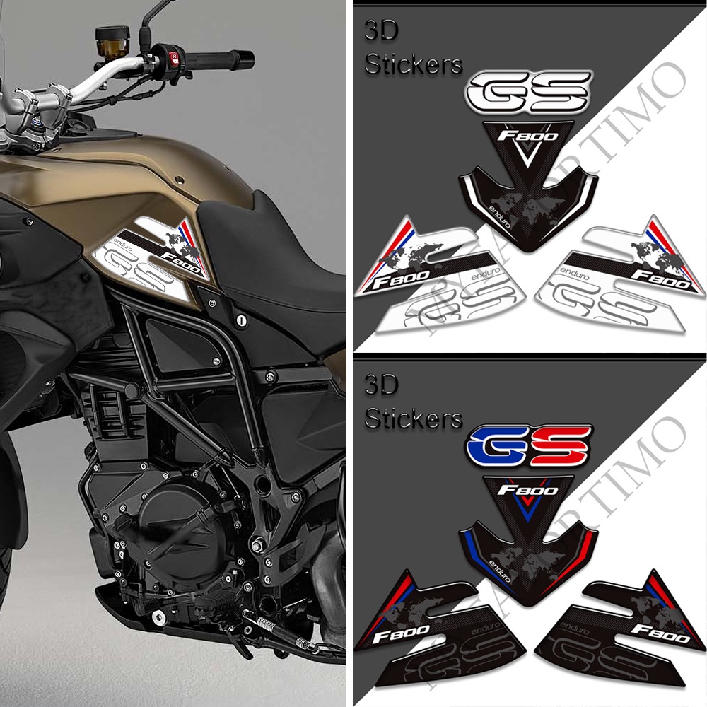 รถจักรยานยนต์สําหรับ BMW F800GS F800 F 800 GS GSA ADV ADV ADVENTURE สติกเกอร์ Decals Protector น้ําม