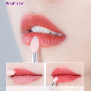 Brightstar 1 ชิ้น ซิลิโคน ลิปบาล์ม ลิปมาสก์ แปรง พร้อมตัวดูดฝุ่น เครื่องมือแต่งหน้า ใหม่