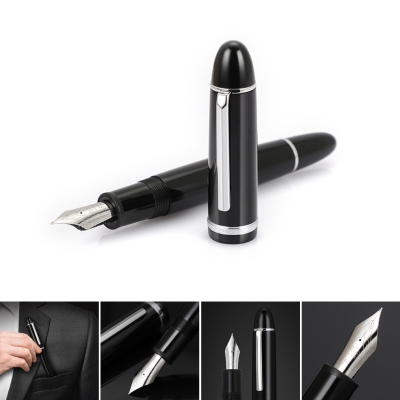 Fol Jinhao- สินค้าใหม่ X159 อะคริลิค Minimalist Fountain Pen หมึก Nib ขนาดใหญ่ใหม่เอี่ยม