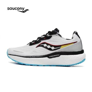 Saucony Saucony Triumph19 รองเท้าวิ่งมาราธอน ระบายอากาศ สําหรับผู้ชาย ผู้หญิง