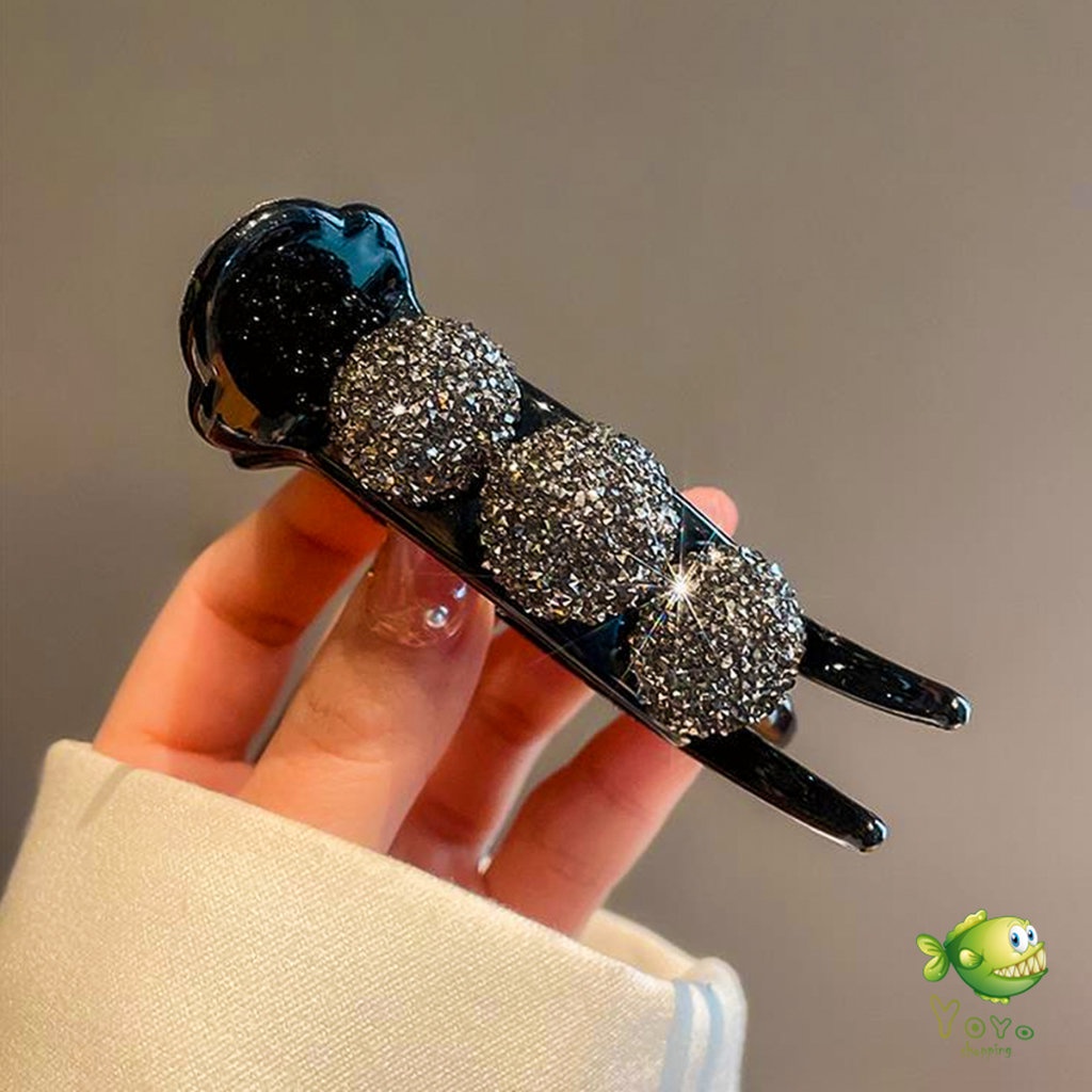 กิ๊ฟหนีบผม ประดับโบว์ และพลอยเทียม กิ๊บติดผมสตรีสไตล์เกาหลี Hair Clips ราคา ถูกที่สุด ดีลบีเคเค แกลเลอรีภาพที่ 7