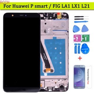 ชุดประกอบหน้าจอสัมผัส LCD ดิจิไทเซอร์ พร้อมกรอบ สําหรับ Huawei P Smart LA1 LX1 L21 L22 enjoy 7S